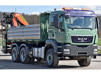 MAN TGS 33.440* PK 22002 - EH C + FUNK * 6x4  - Sunkvežimis su kranu, Savivartis sunkvežimis: foto 4