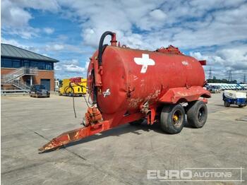  Redrock Single Axle PTO Driven Slurry Tanker - Traktorinė priekaba