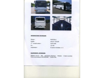 PONTICELLI LR210 P SCOLER - Autobusas