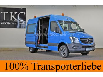Krovininis mikroautobusas, Komercinis automobilis su dviguba kabina Mercedes-Benz Sprinter 516 CDI/3665 Mixto 6-Sitzer AHK #70T014: foto 1