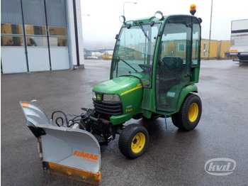  John Deere X595 Lawn tractor with cab and snowplow - Komunalinis traktorius