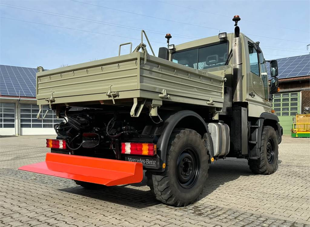 Komunalinė/ Specializuota technika, Platforminis/ Bortinis sunkvežimis Unimog U300 405 01313 mit Rahmenwinde: foto 7