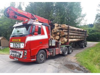 Miško priekaba Volvo FH16 600 euro5 6x4 Epsilon Faymonville do drewna dłużycy lasu loglift kesla huttner: foto 1
