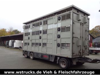 Finkl 3 Stock Ausahrbares Dach Vollalu Typ 2  - Gyvulių pervežimo priekaba