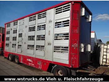 Finkl 3 Stock  Hubdach Vollalu  8,30m  - Gyvulių pervežimo priekaba