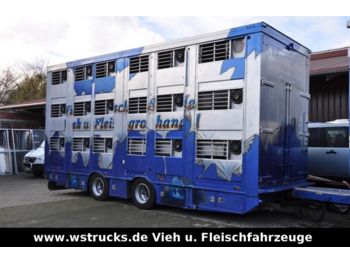 Finkl 3 Stock  "Tandem"  Hubdach  - Gyvulių pervežimo priekaba