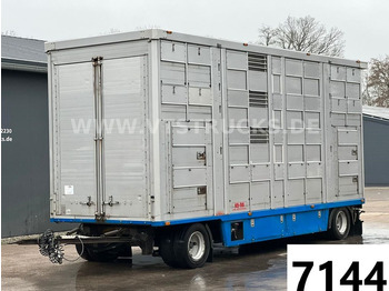 Ka-Ba 4.Stock Anhänger Aggregat, Tränke, Hubdach  - Gyvulių pervežimo priekaba