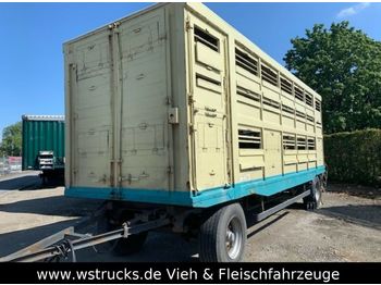 Gyvulių pervežimo priekaba KABA Einstock mit Aufsprung Gitter: foto 1