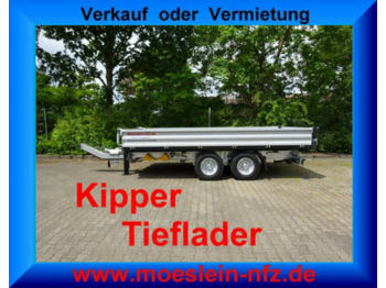 Nauja Savivartis priekaba Möslein TTD11 Silber Tandem Kipper Tieflader -- Neufahrz: foto 1
