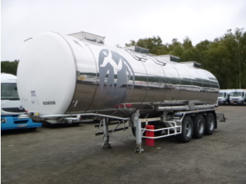 Puspriekabė cisterna pervežimui chemikalų BSLT Chemical tank inox 30 m3 / 1 comp: foto 1