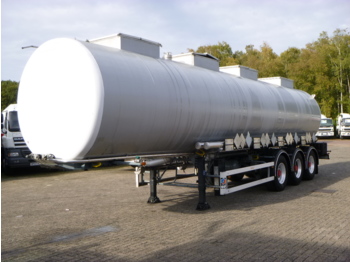 Puspriekabė cisterna pervežimui chemikalų BSLT Chemical tank inox 33 m3 / 4 comp / ADR 01/2019: foto 1