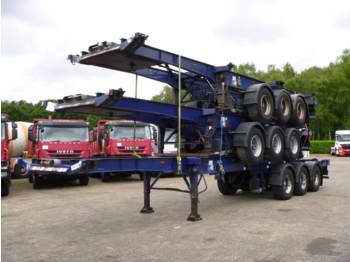 Dennison Stack of 3 units - 3-axle sliding container trailer - Konteineris-vežimus/ Sukeisti kūną puspriekabė