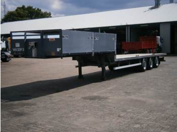 SDC 3-axle semi-lowbed container trailer - Konteineris-vežimus/ Sukeisti kūną puspriekabė