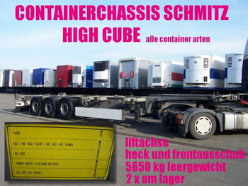 Schmitz SCF 24 G / HIGH CUBE 20/30/40/45 2x vorhanden - Konteineris-vežimus/ Sukeisti kūną puspriekabė