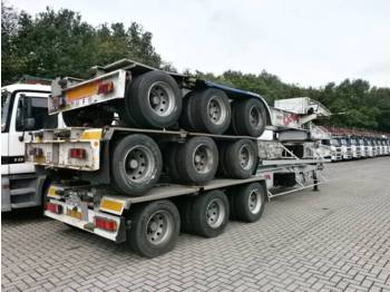 Titan Tank container trailer 20 ft. - Konteineris-vežimus/ Sukeisti kūną puspriekabė