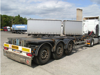 Wielton NS 34 Container - Konteineris-vežimus/ Sukeisti kūną puspriekabė