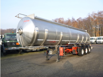 Puspriekabė cisterna pervežimui kuro Maisonneuve Fuel tank inox 34 m3 / 1 comp: foto 1