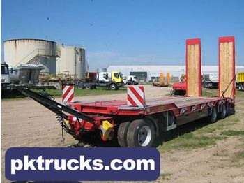 Humbaur 3-axle drawbar trailer - Platforminė/ Bortinė puspriekabė