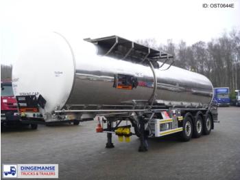 Crossland Bitumen tank inox 31.8 m3 / 1 comp - Puspriekabė cisterna