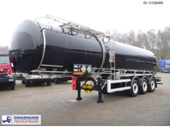 Crossland Bitumen tank inox 33.4 m3 + heating / ADR/GGVS - Puspriekabė cisterna