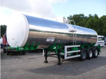 Crossland Food (milk) tank inox 30 m3 / 1 comp - Puspriekabė cisterna