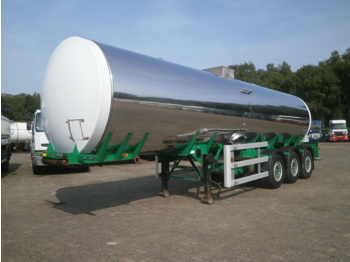 Crossland Food tank inox 30 m3 / 1 comp - Puspriekabė cisterna