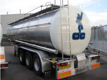 Dijkstra 31.000 L., FOOD TANK (MILK, WATER, JUICE, OILS) - Puspriekabė cisterna