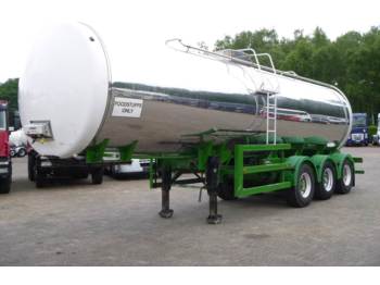 Massey / Crossland Food (milk) tank inox 30 m3 / 1 comp - Puspriekabė cisterna