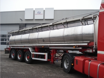 VOCOL (NL) 22.000 l., 1 comp., lift axle - Puspriekabė cisterna