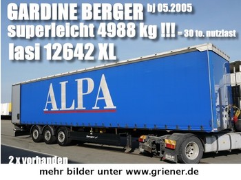  BERGER SAPL 24/ LASI XL / 4988 kg leergewicht !! - Tentinė puspriekabė
