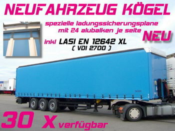 Kögel SNCO 24 / MAXX LASI EN 12642 XL / SAF mehrfach - Tentinė puspriekabė