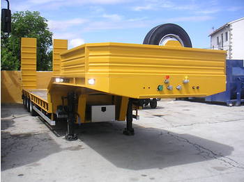  Lowbed semi-trailer Galtrailer PM3 3axles - Žemo profilio platforma puspriekabė