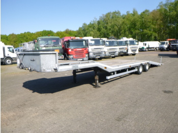 Veldhuizen Semi-lowbed trailer (light commercial) 10 m + winch + ramp - Žemo profilio platforma puspriekabė