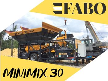 FABO MINIMIX-30 MOBILE CONCRETE BATCHING PLANT - Betono gamykla