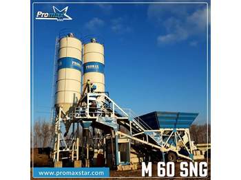 PROMAXSTAR Mobile Concrete Batching Plant PROMAX M60-SNG(60m³/h) - Betono gamykla