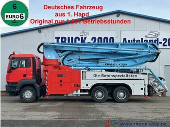 MAN TGS 26.400 6x4 Cifa K39 m Deutsches Fahrzeug - Betono siurblys