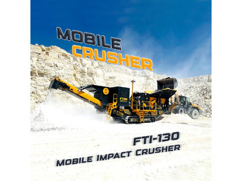 FABO FTI-130 MOBILE IMPACT CRUSHER 400-500 TPH | AVAILABLE IN STOCK - Mobilus trupintuvas