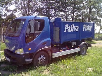 Daewoo AVIA D100-160, uhlířský kontejner s dopravníkem - Konteineris-vežimus/ Sukeisti kūną sunkvežimis