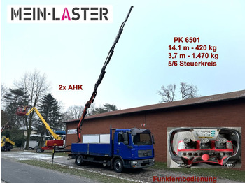 MAN TGL 8.210 Palfinger PK 6501 14m 440kg, 5+6 St. F  - Platforminis/ Bortinis sunkvežimis, Sunkvežimis su kranu: foto 1