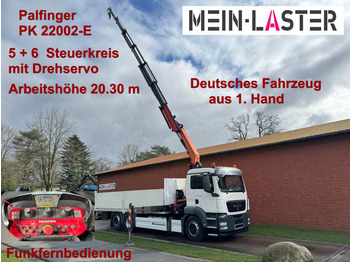 MAN TGS 26.400 PK 22002-E 20 m- 5.550kg + Drehservo  - Sunkvežimis su kranu, Platforminis/ Bortinis sunkvežimis: foto 1