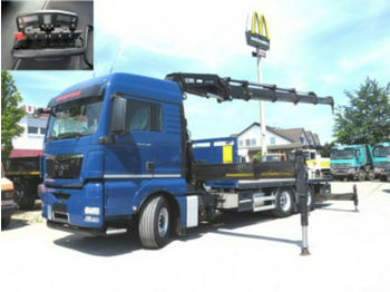 Platforminis/ Bortinis sunkvežimis MAN TG-X 26.480 6x2-2 LL Pritsche Kran Hiab 477 EP-4: foto 1