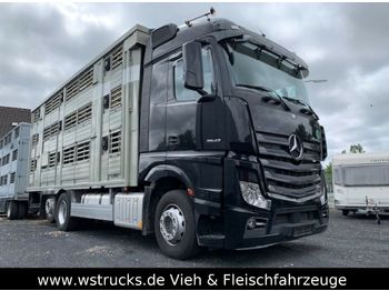 Gyvulių pervežimo sunkvežimis Mercedes-Benz 2542 Finkl 3 Stock Black Edition Vollausstattung: foto 1