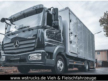 Gyvulių pervežimo sunkvežimis Mercedes-Benz 821L" Neu" WST Edition" Menke Einstock Vollalu: foto 1