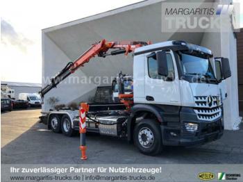Nauja Hook-lift sunkvežimis Mercedes-Benz Arocs 2546L 6x2/Meiller RS21.65+Atlas Kran 165.2: foto 1