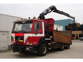 Terberg FL1350 6X6 KIPPER MET KRAAN - Savivartis sunkvežimis