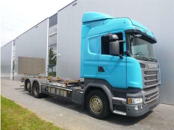 Konteineris-vežimus/ Sukeisti kūną sunkvežimis Scania R450 HIGHLINE 6X2 BDF RETARDER STEERING AXLE EUR: foto 1