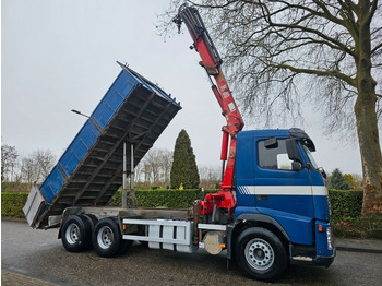 Volvo FH 12 420 6x4 Kipper Mit Kran  - Savivartis sunkvežimis, Sunkvežimis su kranu: foto 2