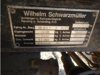 Traktorinė priekaba Schwarzmüller 2-Achsanhänger 2350x6000 Privatverkauf: foto 1